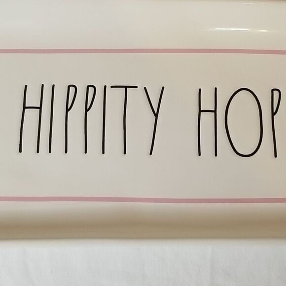 Rae Dunn Artisan Collection "Hippity Hop" Platter - Picture 2 of 4